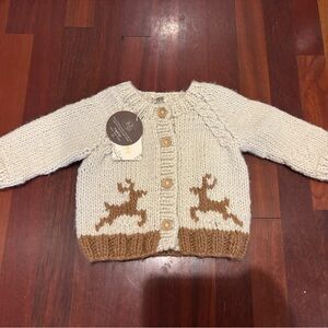 NWT Knit holiday hand-knit sweater